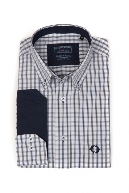Camisa casual de xadrez