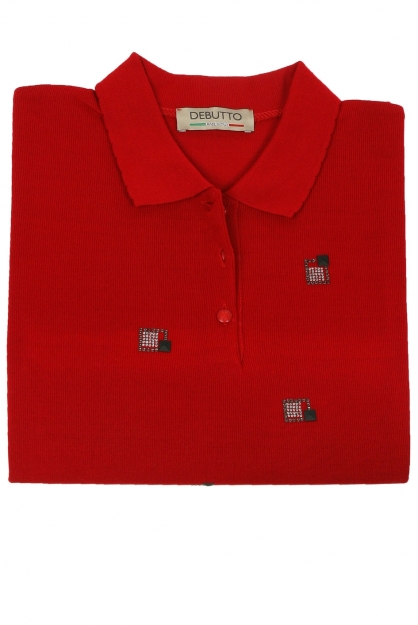 Polo com brilhantes