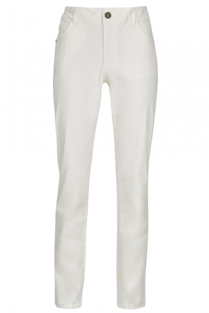 Calça de sarja cinco bolsos