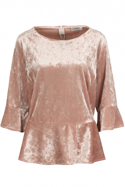 Blusa de veludo