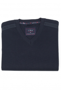 Pullover Campione linha casual em malha