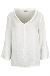 Blusa com folho na gola